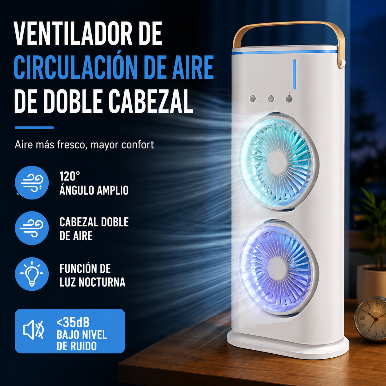 🌬️ VentoCool HydroJet: Aire Acondicionado Evaporativo Portátil
